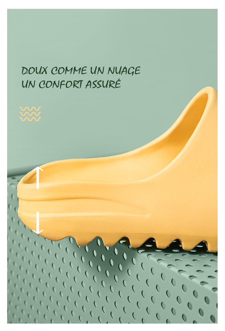 Slides© - Claquettes Femmes & Hommes - Hyper Confortables
